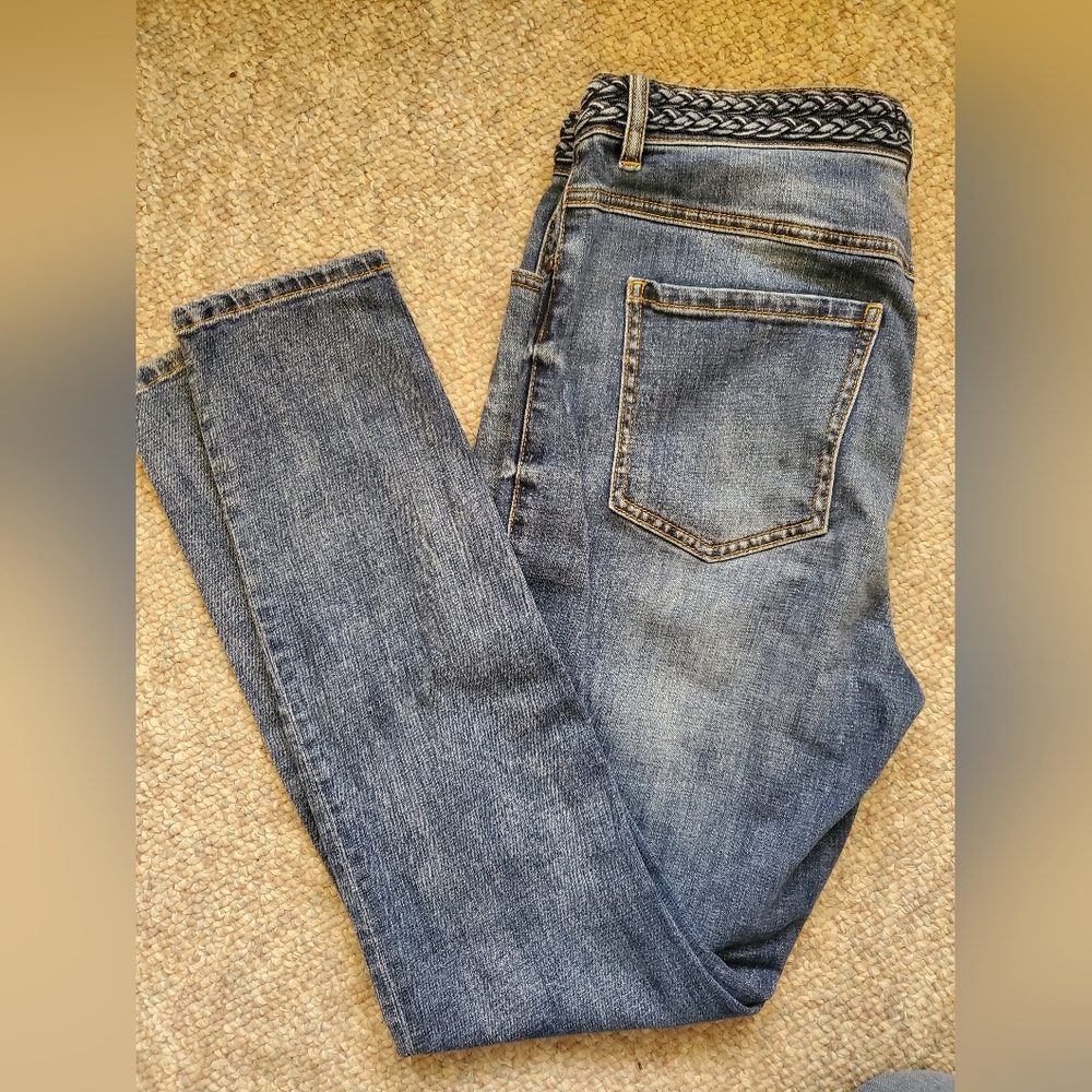 CAbi button fly skinny jeans